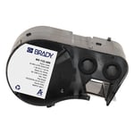 Brady M5-132-499 etiquetas de tecido de nylon preto sobre branco 38,10 mm x 31,75 mm | BRAM5-132-499