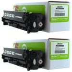 HP 312X Pack 2x toner (CF380XD) preto XL | QNB-312X