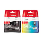 Canon Pack PG540XL preto + CL541XL cor tinteiros XL | CANB-PG540XLCL541XL