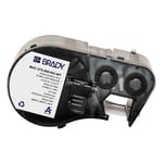 Brady M4C-375-595-RD-WT etiquetas de vinilo branco sobre vermelho 9,53 mm x 7,62 m | BRAM4C-375-595-RD-WT