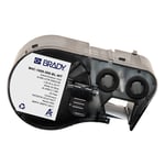 Brady M4C-1000-595-BL-WT fita de vinil branco sobre azul 25,4 mm x 7,62 m | BRAM4C-1000-595-BL-WT