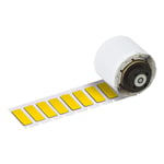 Brady M6-01-7593-YL etiquetas de poliéster amarelas 27 mm x 7,95 mm | BRAM6-01-7593-YL