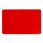 Zebra 104523-130  cartões de PVC vermelhos (500 unidades) | ZEB104523-130