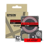 Epson LK-4RBF fita preta sobre vermelho fluorescente 12mm | EPSC53S672099