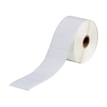 Brady BPT-17-8423-1 etiqueta de poliéster branco 50,80 x 25,40 mm | BRABPT-17-8423-1