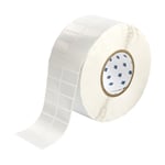 Brady THT-6-423-10 etiqueta de poliéster branco brilhante 38,10 x 19,05 mm | BRATHT-6-423-10