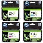 HP 912 XL Pack 4 cores | HPB912XL