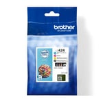 Brother LC-424 Pack 4 tinteiros | BROB-LC-424BKCMY_R