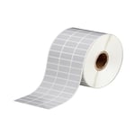 Brady BPT-5-7563-2.5 etiqueta de poliéster metalizado mate 25,40 x 12,70 mm | BRABPT-5-7563-2.5