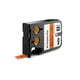 DYMO 1868766 XTL fita de vinil preto sobre laranja 12mm | DYM1868766