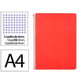 Caderno Espiral Folio | Quadriculado 4 mm | 90 g | Capa dura | vermelho