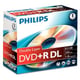 Philips DVD+R Dupla Camada | 5 unidades