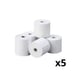 Pack 5x Rolo térmico | 80X80X12 | 39.5M | WHI1327995x5