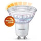 Philips lâmpada LED GU10 luz quente regulável 2,6W | 35W