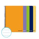 PACK x5: Caderno Espiral Folio | 80F | Pautado Horizontal | Capa Mole| 60gr (Sortidos)