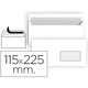 Envelopes Americanos Brancos com janela | 115x225mm | 25u.
