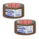 Pack x2: Fita de embalagem castanha | Tesa | 50mm x 66M