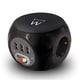 Extensão Ewent | 3 tomadas + 3  USB | Com interruptor | 1,5M