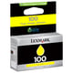 Lexmark 100 amarelo | LEX14N0902