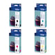 Brother LC123 Pack 4 tinteiros | BRB-LC123BCMY
