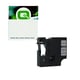 Q-Nomic 45021 fita branco sobre preto (12mm X 7m) | QN45021