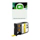 Q-Nomic 1868771 XTL fita de vinil preto em amarelo 12 mm | QN1868771