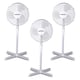 Pack 3x: Ventilador de pé | 40 cm | Branco