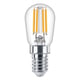 Philips lâmpada LED E14 T25s filamento luz quente 1W | 12W