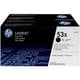 HP 53X (Q7553XD) Pack poupança 2 Toners pretos XL | HPQ7553XD