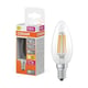 Osram lâmpada LED E14 B35 filamento luz quente regulável 3.4 W | 40 W