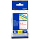 Brother TZe-242 - 18 mm fita laminada vermelho / branco (8 m) | BROTZE242