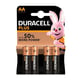 Duracell Plus AA/LR06/MN1500 | Pilhas Alcalinas | 4 unidades