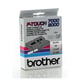 Brother TX-131 fita preto sobre transparente 12mm | BROTX-131