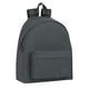 Mochila escolar básica cinzenta