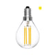 Lâmpada LED E14 | Filamento | Luz quente | 4W | 2000K