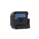 Q-Nomic M-K531 fita preto sobre azul (12mm X 8m) | QNM-K531