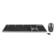 Ewent Pack Teclado + Rato sem fios -  QWERTY PT - Teclas Silenciosas  - Cor Preto/Cinzento