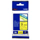 Brother TZe-621 fita 9mm texto preto sobre amarelo (8M) | BROTZE621