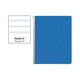 Caderno Espiral Folio | 80H | Pautado 2.5mm | Capa Mole | 75gr | Azul
