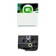 Q-nomic STe-161 fita preto sobre transparente 36 mm | QNSTE-161