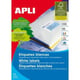 Apli Etiquetas | 210 x 297 mm Brancas 100 etiquetas