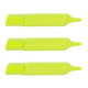 Pack x3: Marcador fluorescente | Ponta biselada 5mm | Amarelo