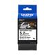 Brother HSe-211E fita termo retrátil preto sobre branco (6mm) | BROHSE211E