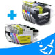 Q-Nomic Pack LC-3213 Tinteiros (4 cores) + Tinteiros de limpeza | QNB-LC3213_ink_clean