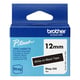 Brother Btag-335 fita não laminada branco sobre preto 12 mm | BROBTAG335