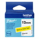 Brother Btag-631 fita não laminada preto sobre amarelo 12 mm | BROBTAG631