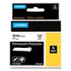 DYMO S0773830 / 1734523 IND Rhino Fita permanente de poliester preto sobre branco 24mm | DYM1734523