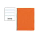 Caderno Espiral Folio | 80H | Pautado 2.5mm | Capa Mole | 75gr | Laranja