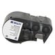 Brady M4-124-461 etiquetas de poliéster laminado preto sobre branco/transparente 12,7 mm x 41,91 mm x 19,05 mm | BRAM4-124-461