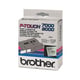 Fita Brother TX-M51 texto preto mate sobre transparente 24mm | BROTXM51